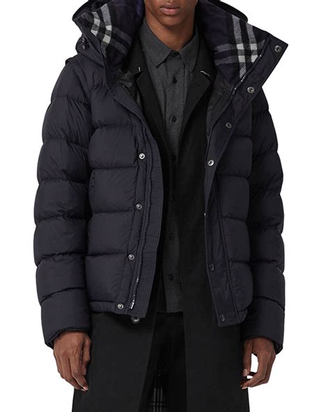 burberry puffer coat mens|burberry brit anorak jacket.